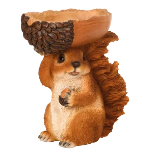 Eikelvoederschaal met eekhoorn