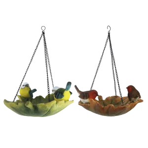 Bladvormig hangend vogelbad