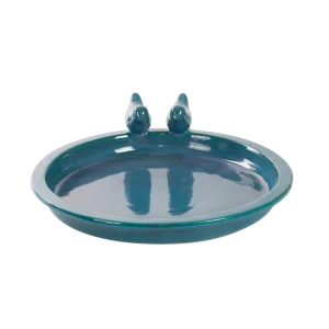 Petrol rond vogelbad maat L