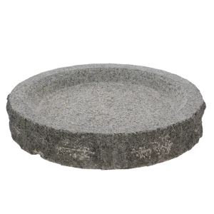 Vogelbad graniet rond L