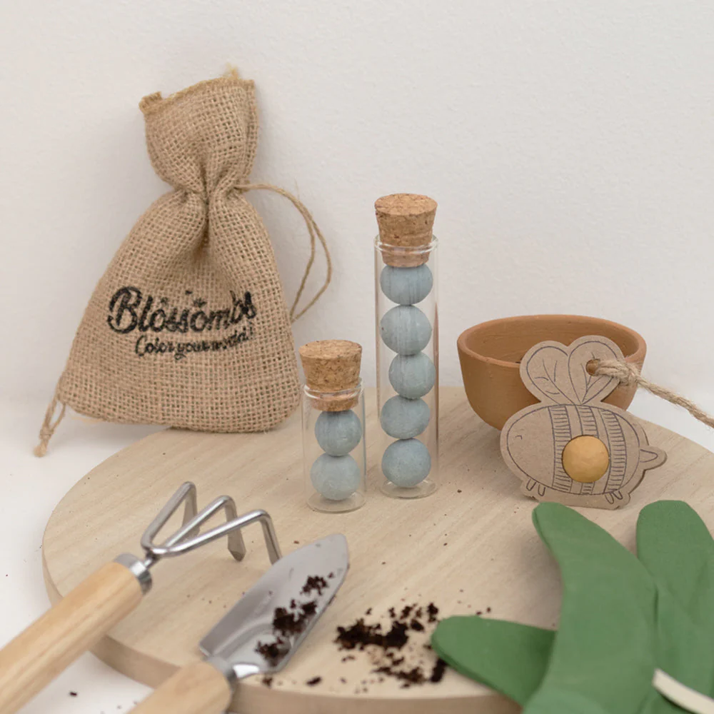 Grow Kit "Denk aan je" met Vergeet-me-niet Mix Zaadbommetje - Afbeelding 4