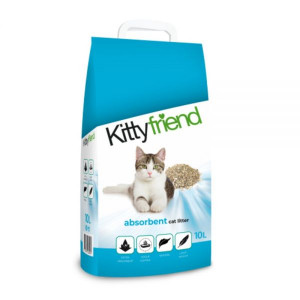 Kittyfriend Absorbent 30 liter | kattenbakvulling 100% klei