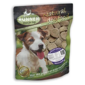 Runner excellent compleet kip/rund 900 gr | kleine vleesschijven met groente.