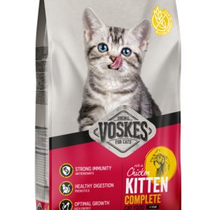 Voskes kitten brokjes 2 kg / compleet droogvoer voor alle kittens.